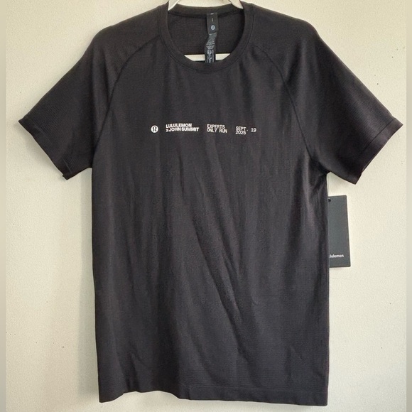 Lululemon Athletica Black Men’s Metal Vent Tech Short Sleeve Size S - Picture 1 of 7